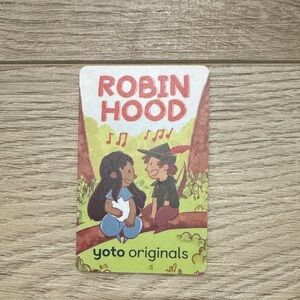 Yoto Originals Robin Hood Trading Card - Green and Red